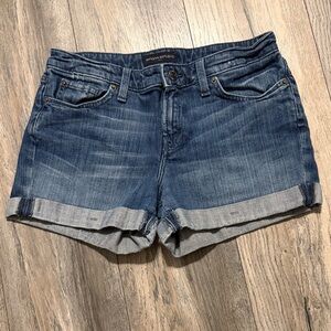 Banana Republic Women's Medium Blue Rolled Hem Denim Shorts
